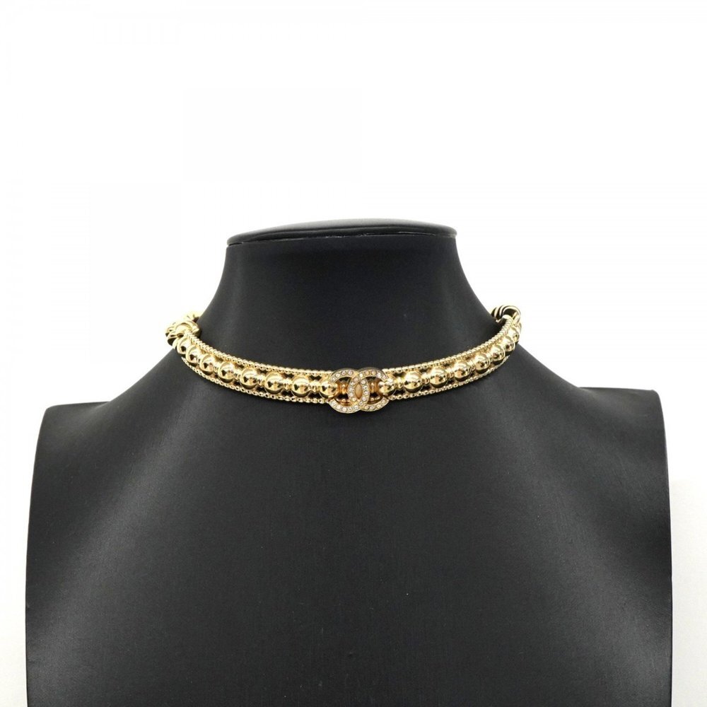 CHANEL Authentic Gold Logo Necklace - Picture 6 of 6